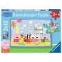 Puzzle Peppa Pig, 2X12 Piese Ravensburger - 2